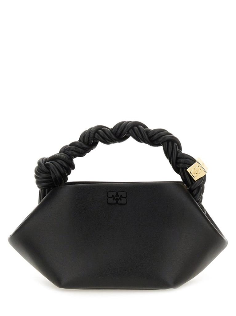 【関税＆送料込み】Ganni Bags Ganni Ganni Logo Buckled Small Shoulder Bag - Shoulder Bags