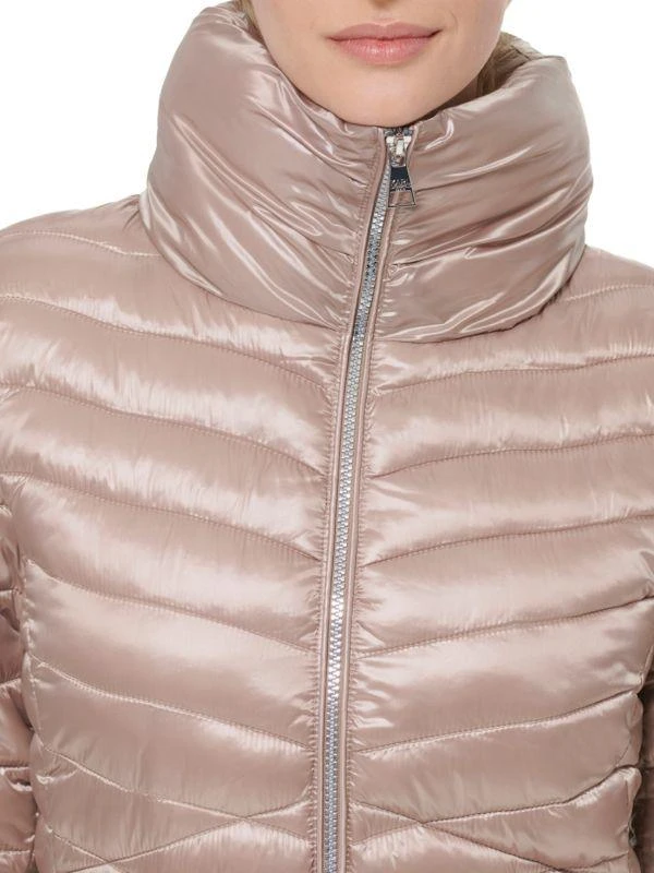Karl Lagerfeld Paris Chevron Quilted Puffer Jacket 4
