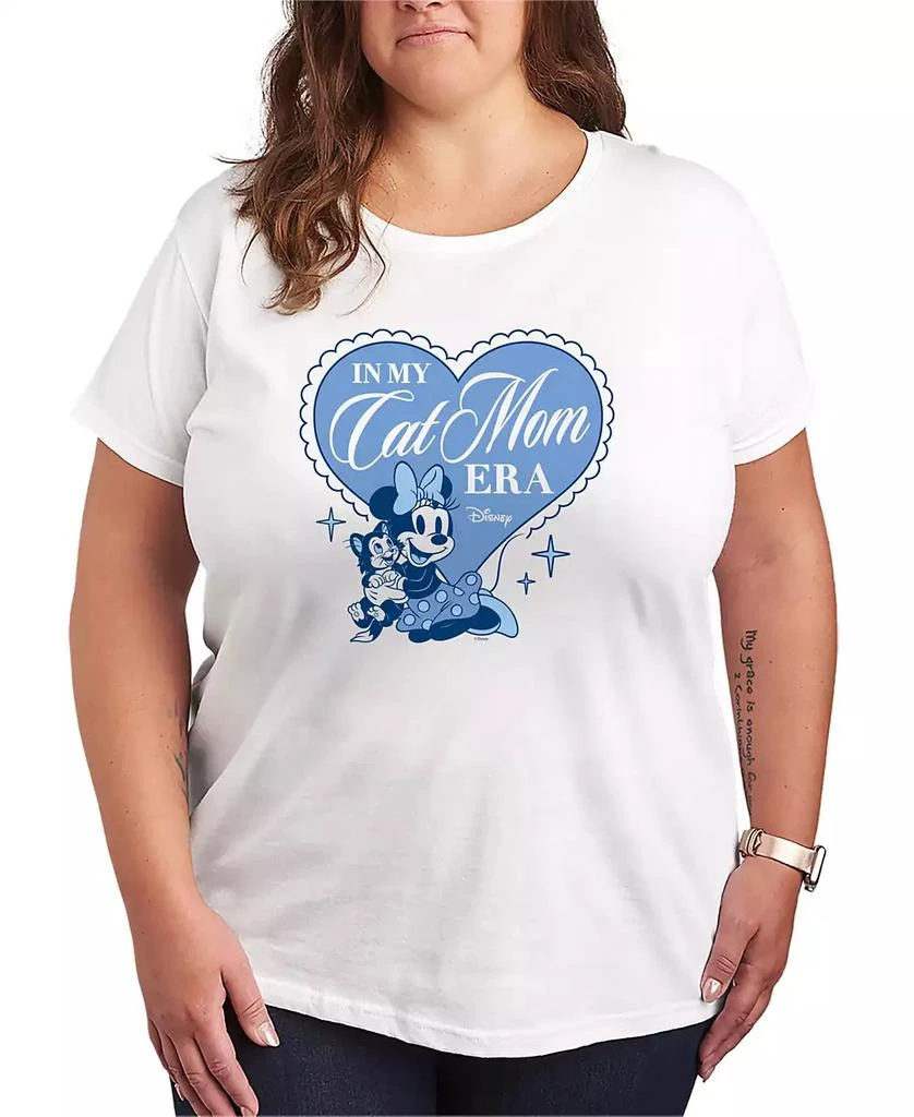 Hybrid Apparel Plus Size Disney in My Cat Mom Era Minnie Short-Sleeve Graphic T-Shirt