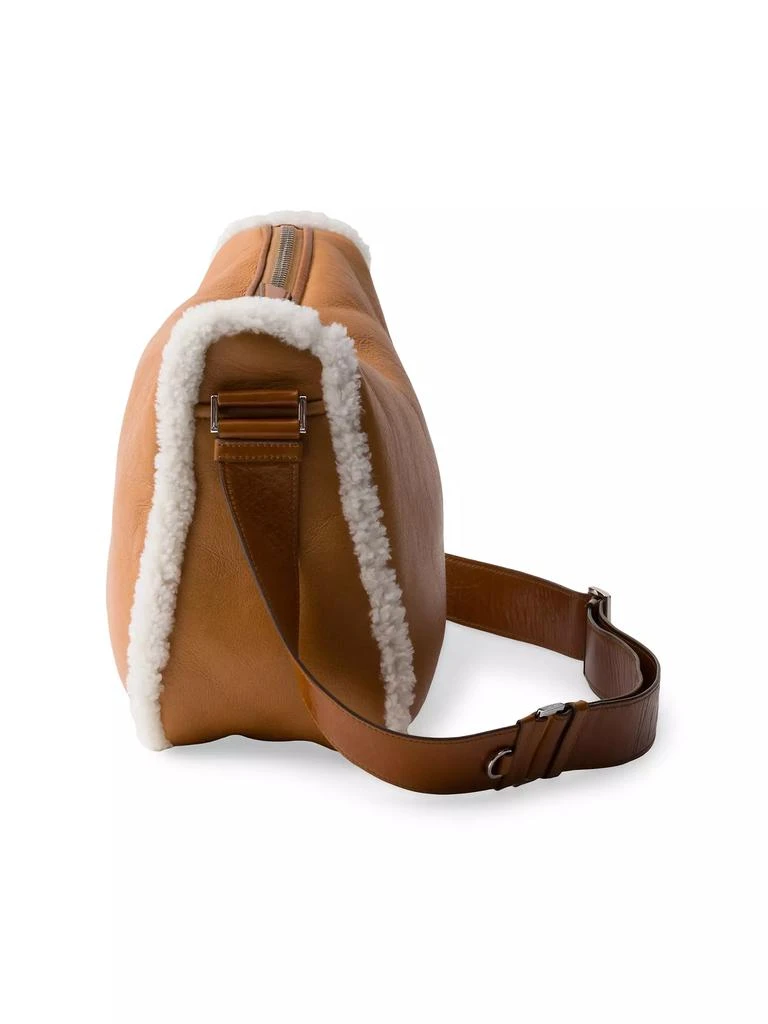 Prada Shearling Shoulder Bag 6