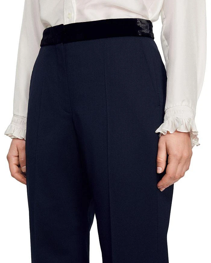 Sandro Noam Straight Cut Trouser Pants 5