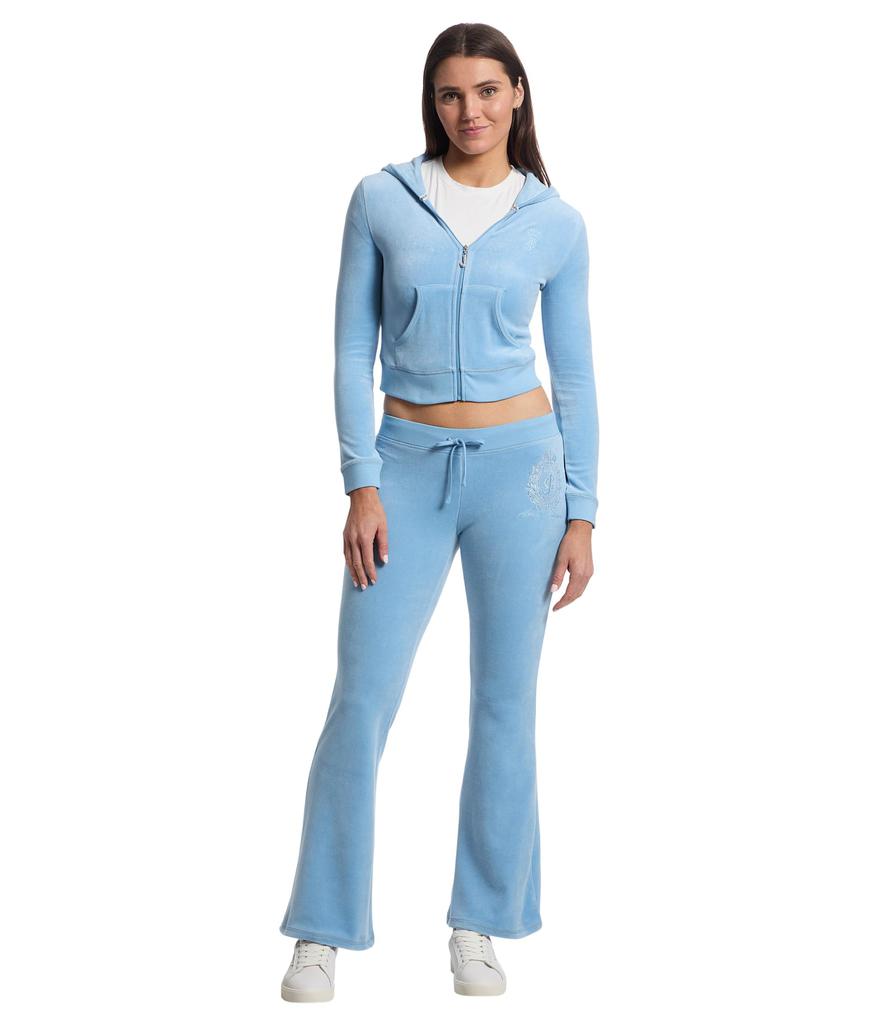 (取寄) ジューシークチュール レディース ヘリテージ クロップド トラック ジャケット Juicy Couture women Heritage Cropped Track Jacket Heritage Blue Juicy Couture Heritage Cropped Track Jacket - Hoodies - Free