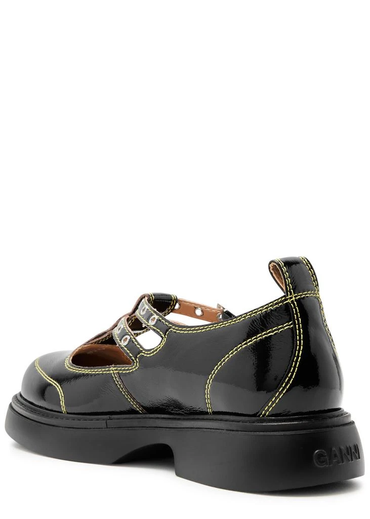Ganni Mary Jane patent leather shoes 2