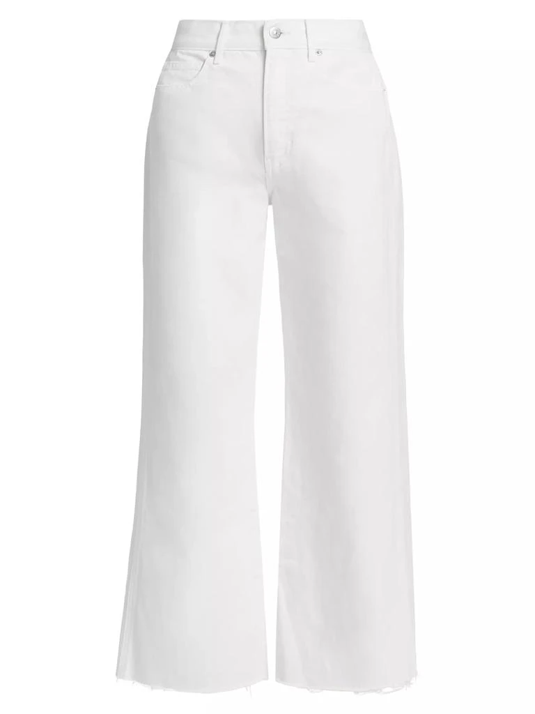 VERONICA BEARD Taylor High-Rise Cropped Wide-Leg Jeans 1