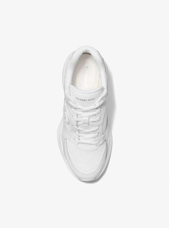 Michael Kors Zuma Leather and Mesh Trainer 4