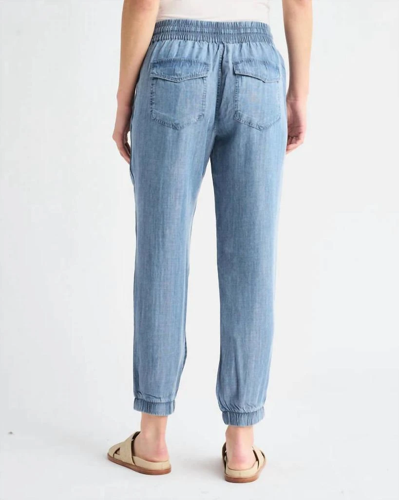 Splendid Lakeside Chambray Jogger In Indigo 3