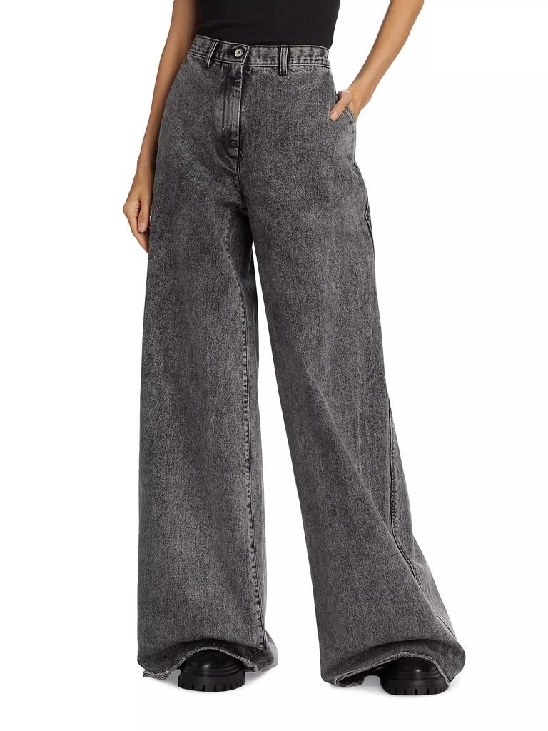 Rosetta Getty High-Rise Wide-Leg Jeans 3