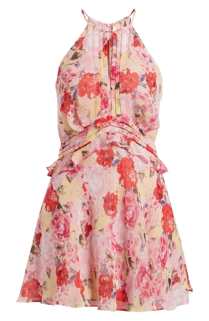 FLORET STUDIOS Floral Ruffle Waist Dress 5