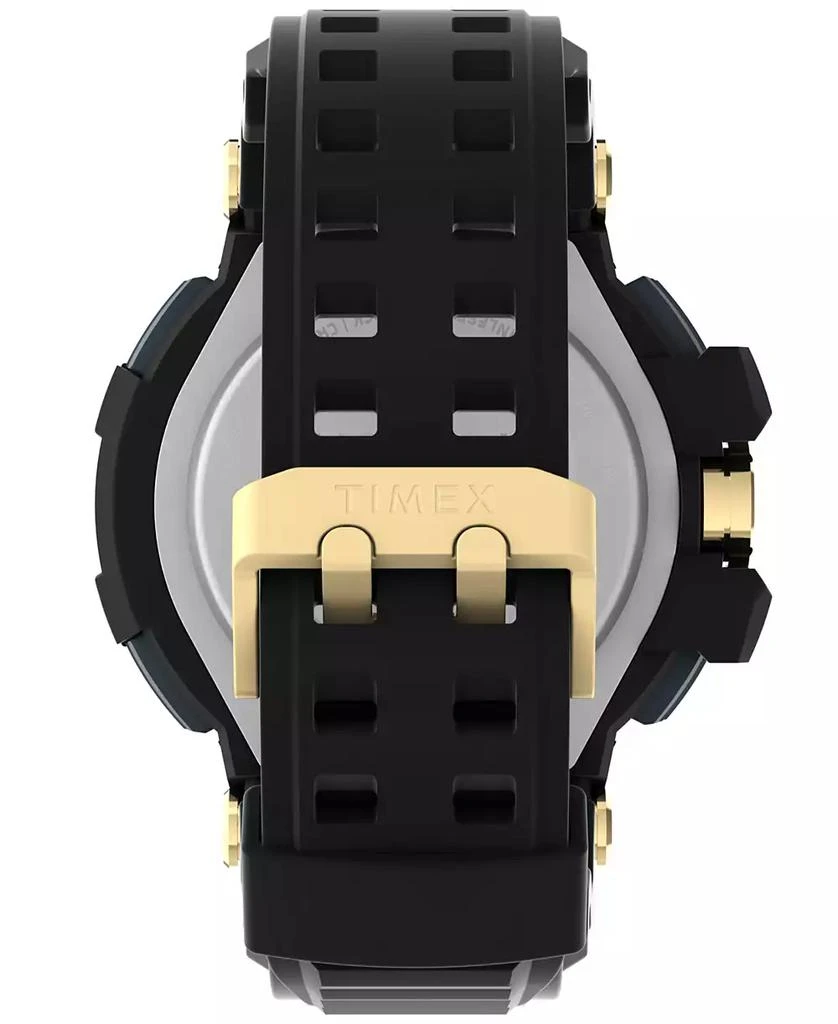 Timex UFC Men's Combat Analog-Digital Black Resin Watch, 53mm 4