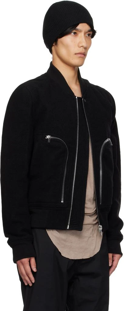 Rick Owens Black Concordians Bauhaus Flight Jacket 2