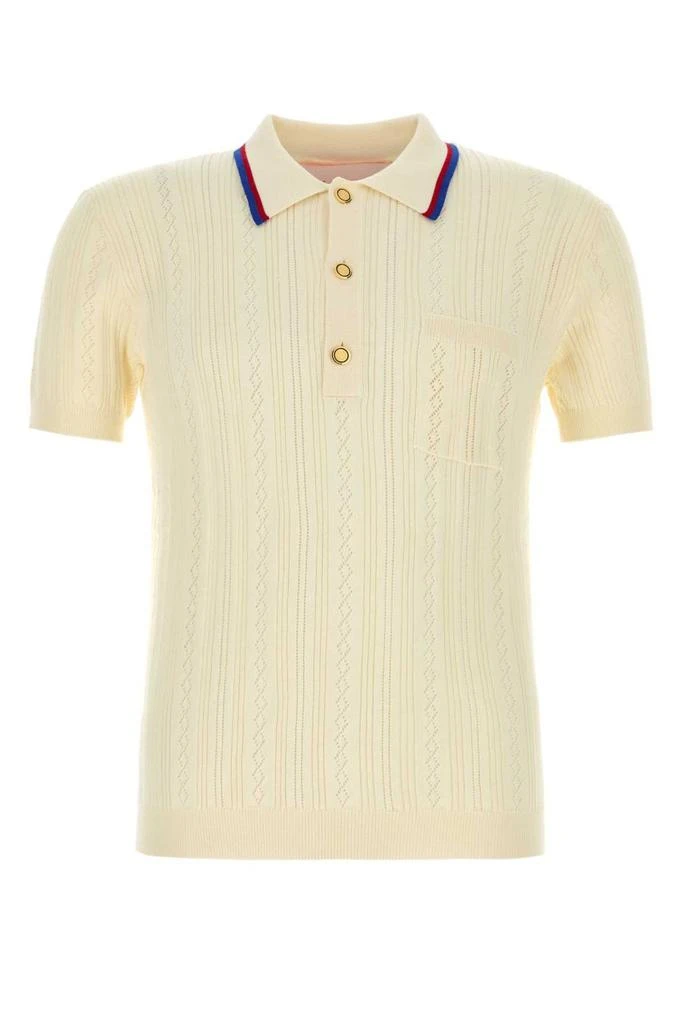 Valentino Valentino Button Detailed Short-Sleeved Polo Shirt 1