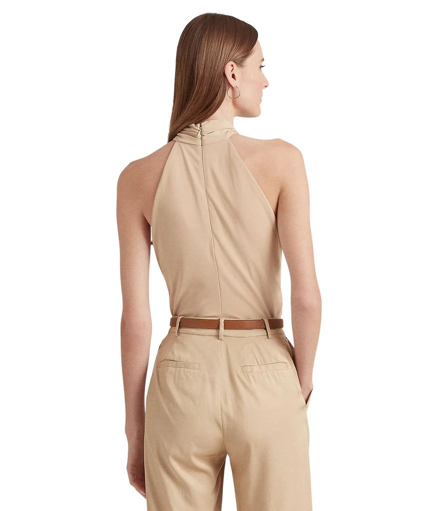 Ralph Lauren Stretch Jersey Ring-Front Halter Top 2