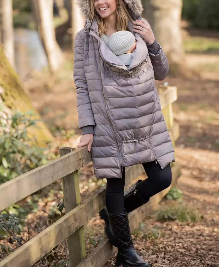 Seraphine Women's 3 in 1 Down Maternity Babywearing Coat 4