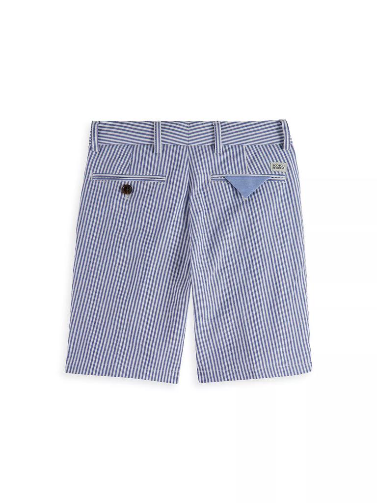 Scotch & Soda Little Boy's & Boy's Mid-Length Striped Seersucker Chino Shorts