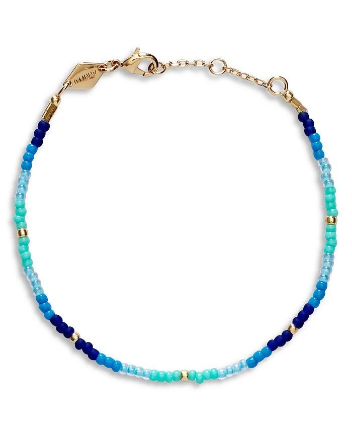 ANNI LU Tie Dye Beaded Bracelet in 18K Gold Plated 1