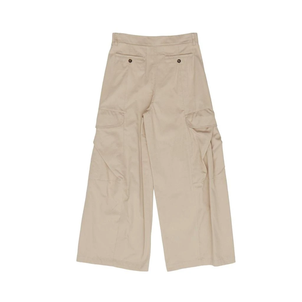 Max Mara Button Detailed Wide Leg Pants 2
