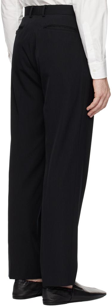 AURALEE Black Light Wool Max Gabardine Trousers JP-6 - Free