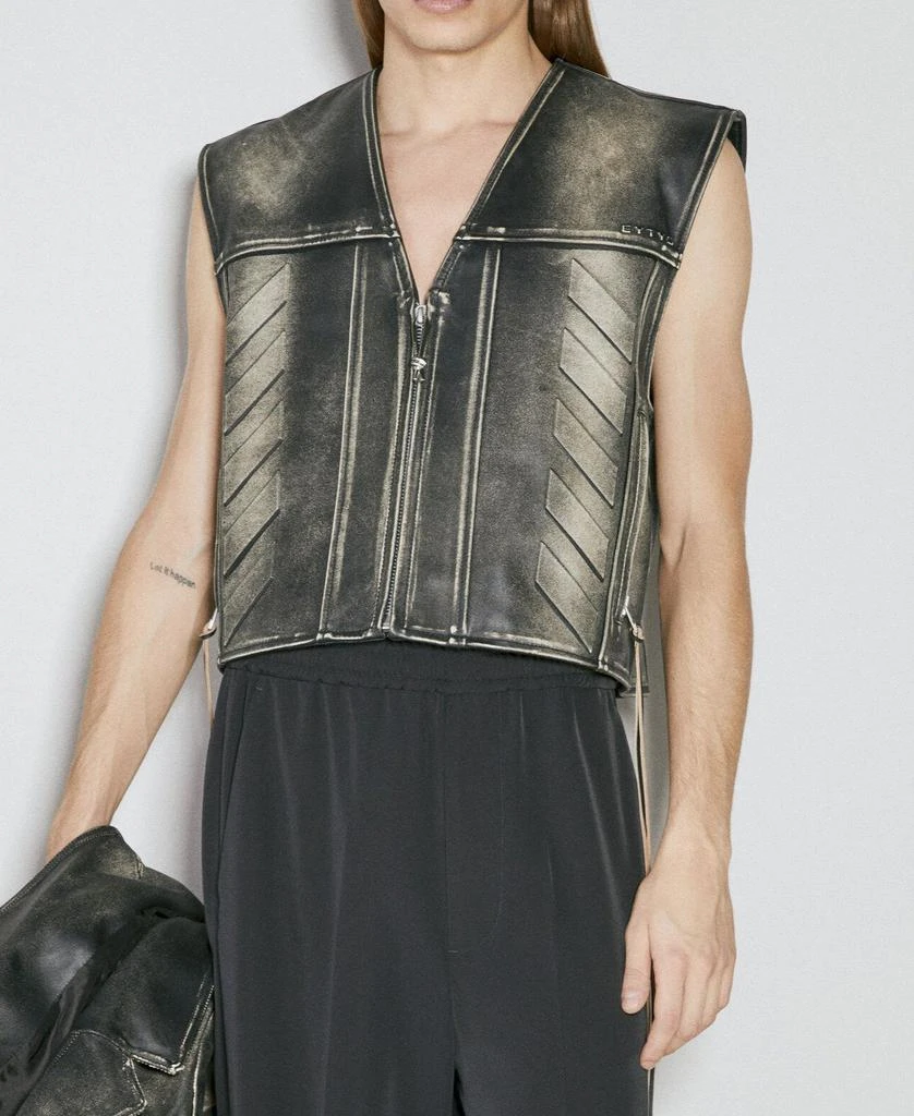 Eytys Eytys Harper Emboss Vintage Leather Vest 1