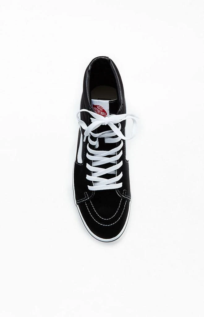 Vans Sk8-Hi Canvas Black & White Shoes 5