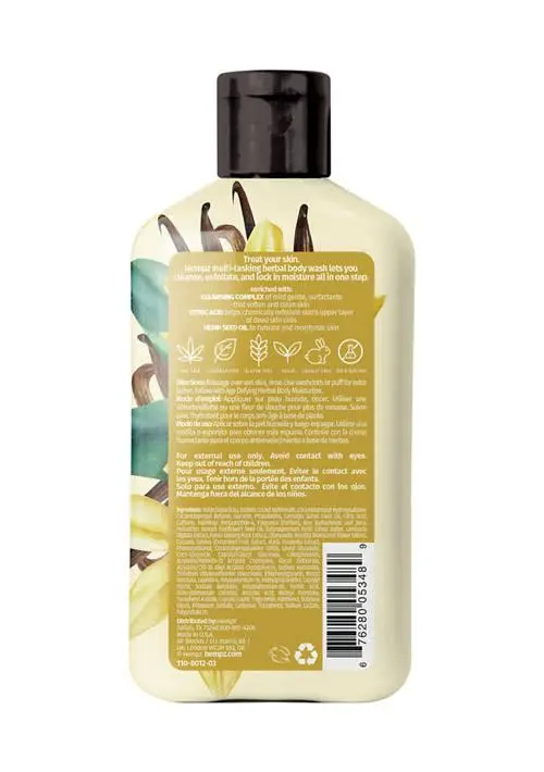 Hempz Age Defying Vanilla Herbal 3-in-1 Body Wash 2