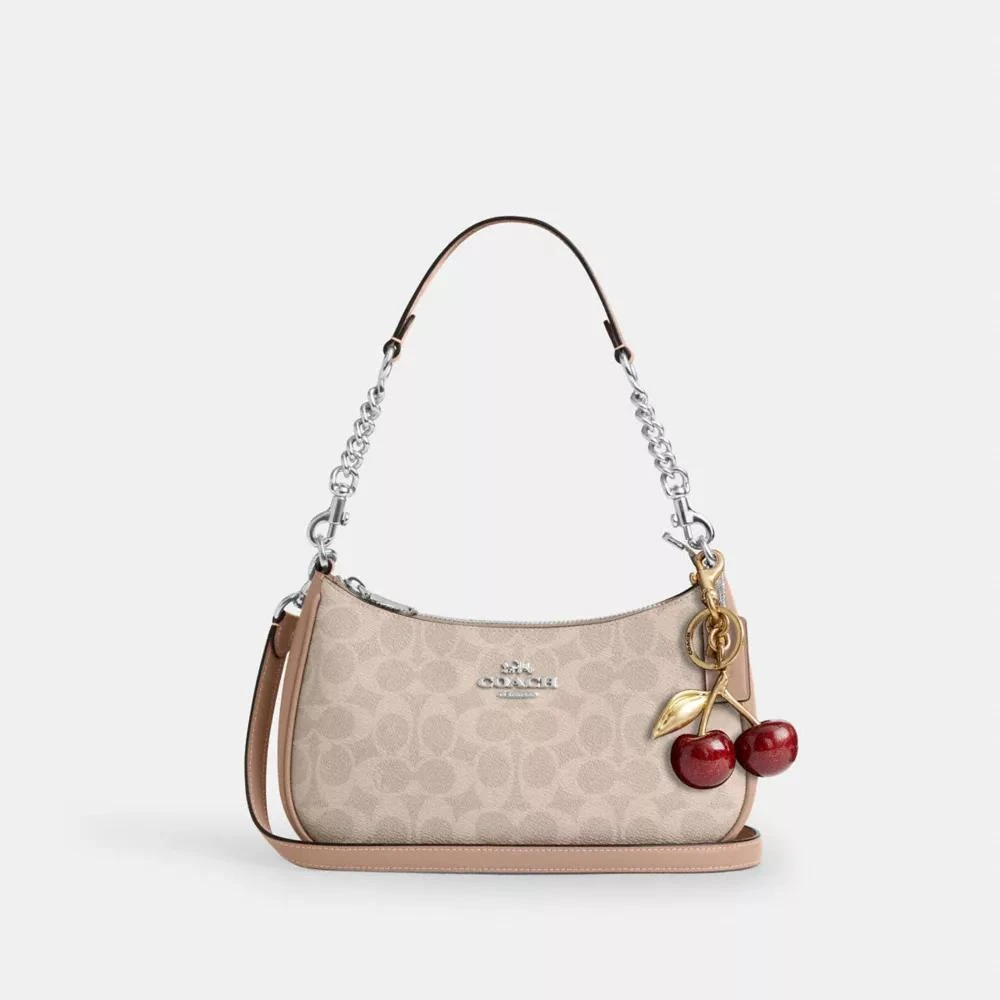 Coach Teri Shoulder Bag In Signature Canvas 8