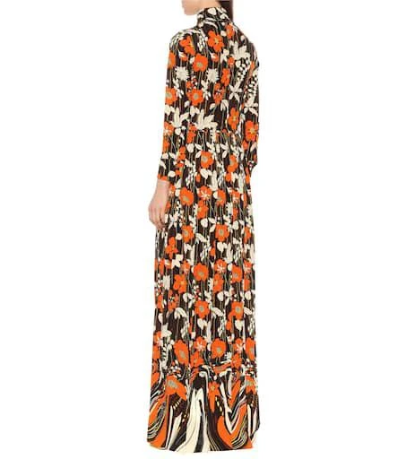 Prada Turtleneck floral maxi dress 3