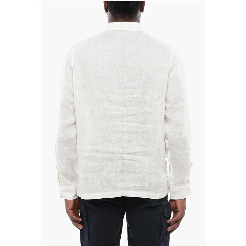 ALTEA Polo Neckline Linen Men's Shirt 2