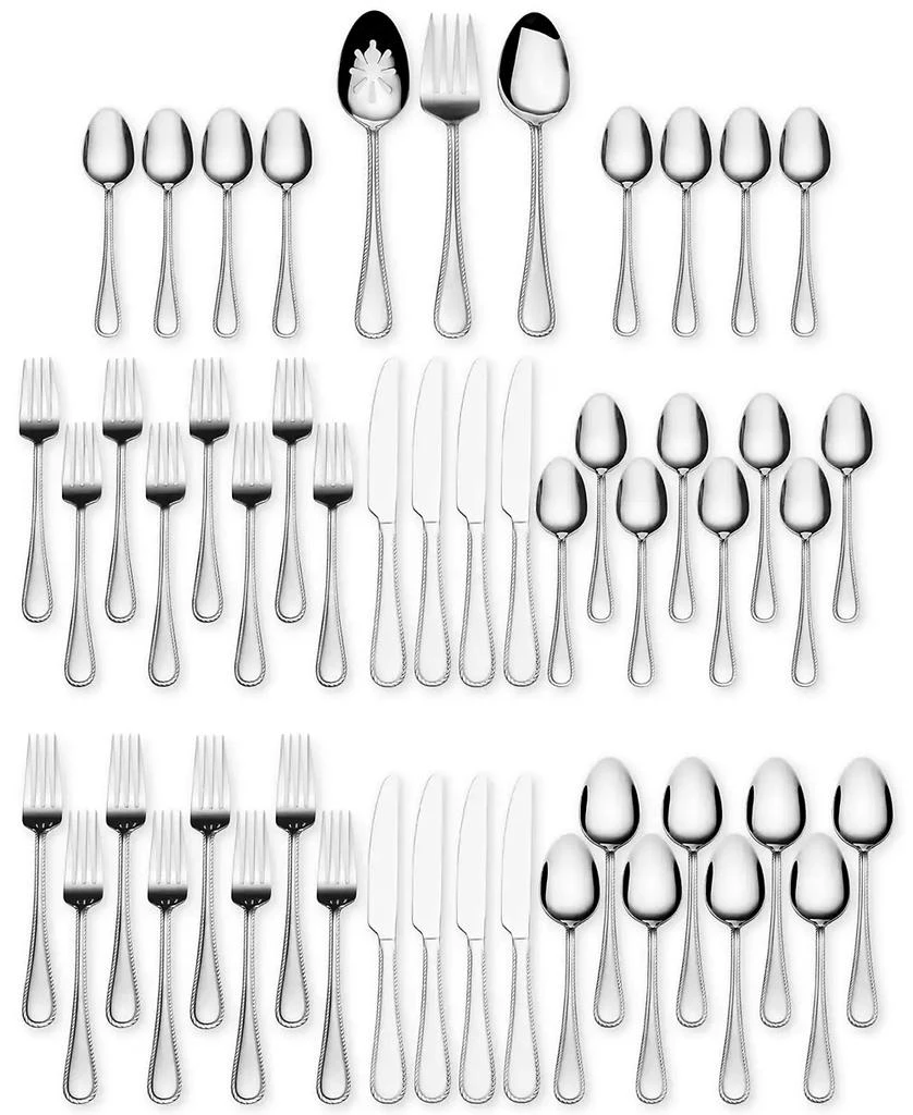 International Silver 18/0 Stainless Steel 51-Pc. Adventure Flatware Set, Created for Macy's 1