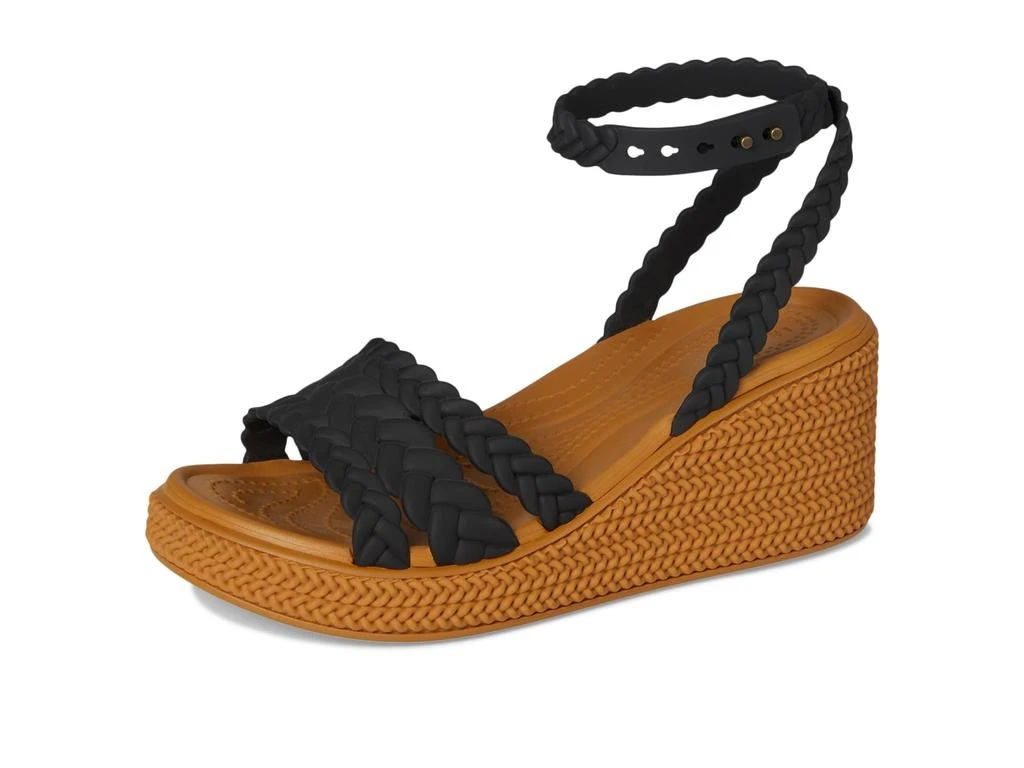 Crocs Brooklyn Ankle Strap Wedge Platform Sandals 7