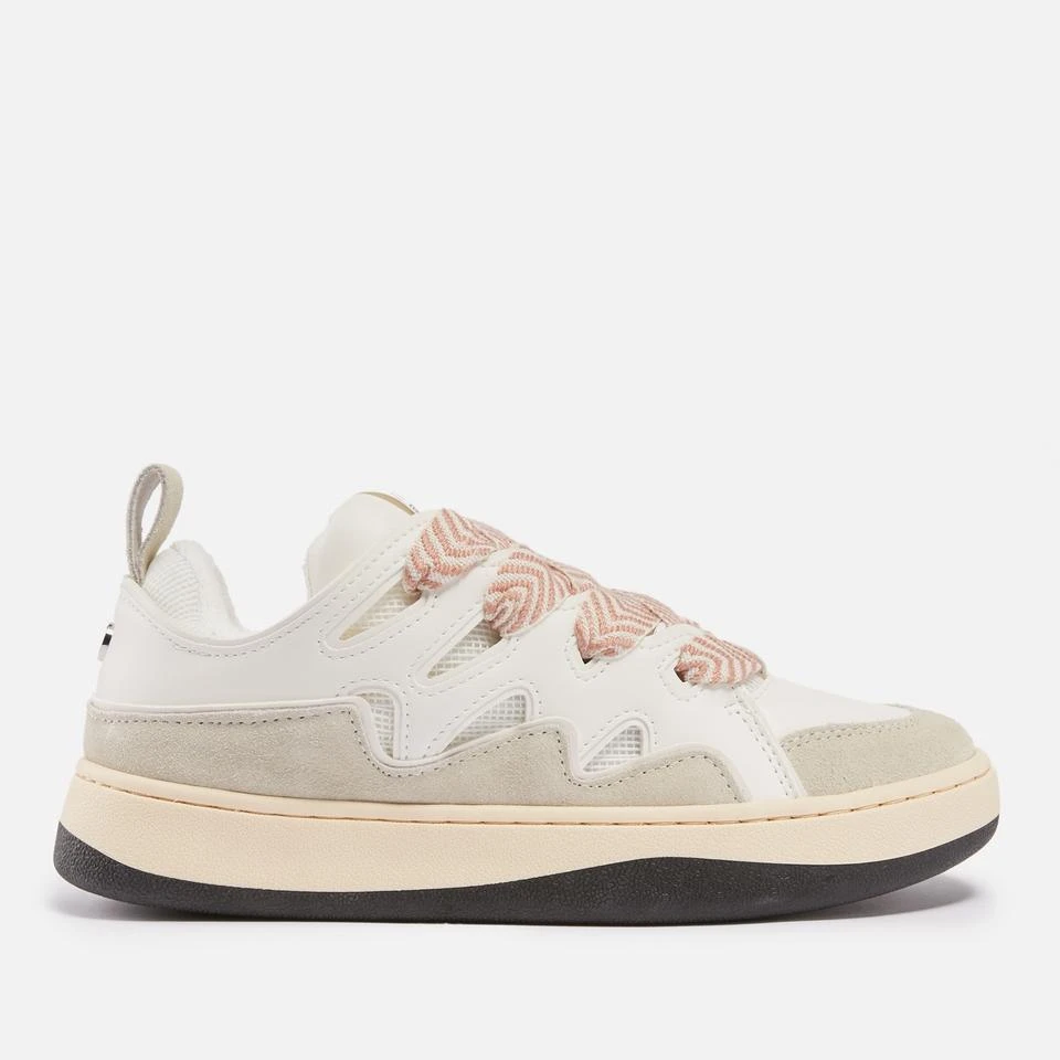 Steve Madden STEVE MADDEN WOMEN'S ROARING CUPSOLE FAUX SUEDE AND MESH TRAINERS 1