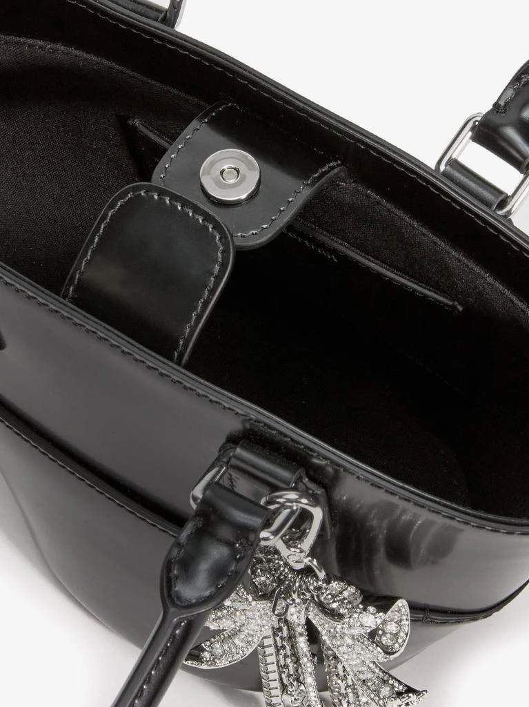 Self Portrait Leather shoulder bag with charms 4