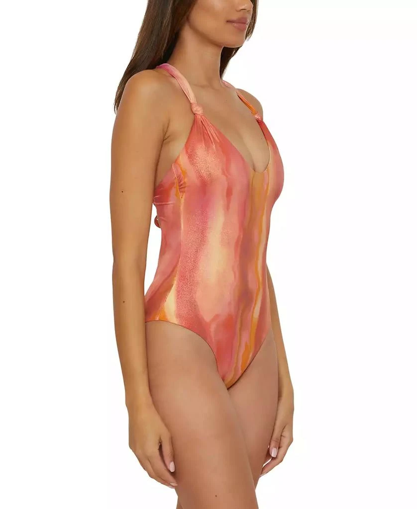 Becca Women's Metallic One-Piece Swimsuit 3
