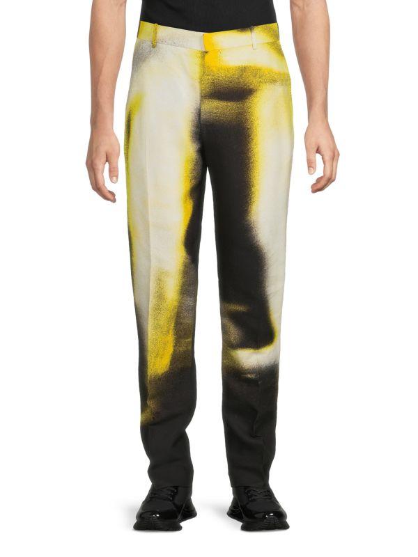 McQueen Spray Paint Cigarette Trousers