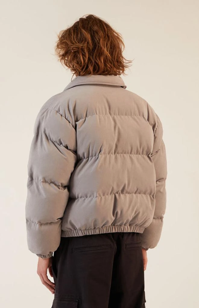 PacSun Gray Coaches Puffer Jacket 3