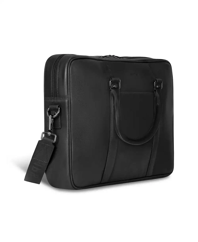 CHAMPS Onyx Collection Leather Slim Briefcase 3