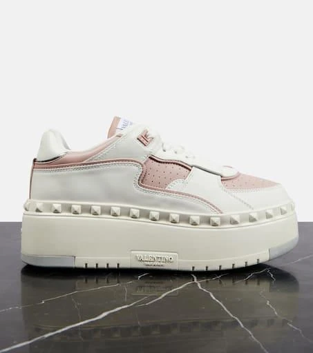 Valentino Freedots XL leather platform sneakers 5