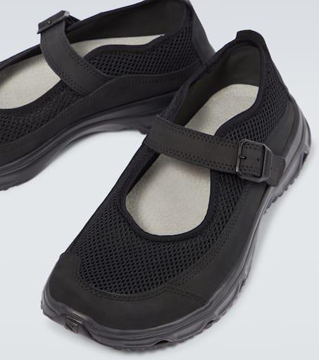 SALOMONサロモン◼︎RX MARIE-JEANNE WOMEN◼︎24cm SALOMON RX Marie Jeanne collapsible-heel mesh and nubuck sneakers