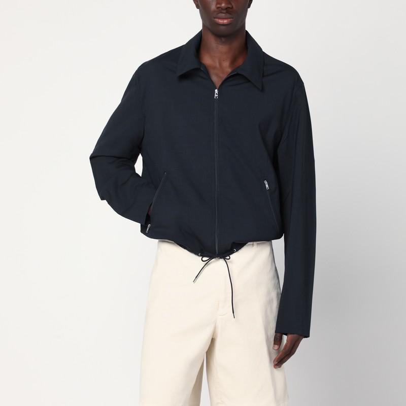 ジャケット Prada Single-Breasted Wool And Mohair Jacket Navy Single-breasted Wool And Mohair Jacket | PRADA
