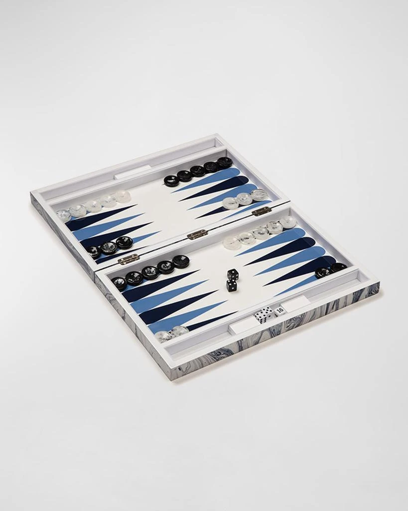 Aurosi Lacquer Backgammon Set 1