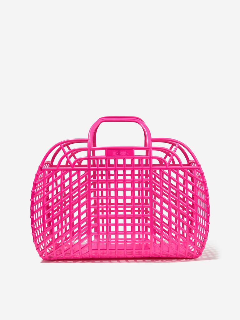 Mini Melissa Girls Refraction Bag in Pink (39.5 x 16.5 x 32.5)