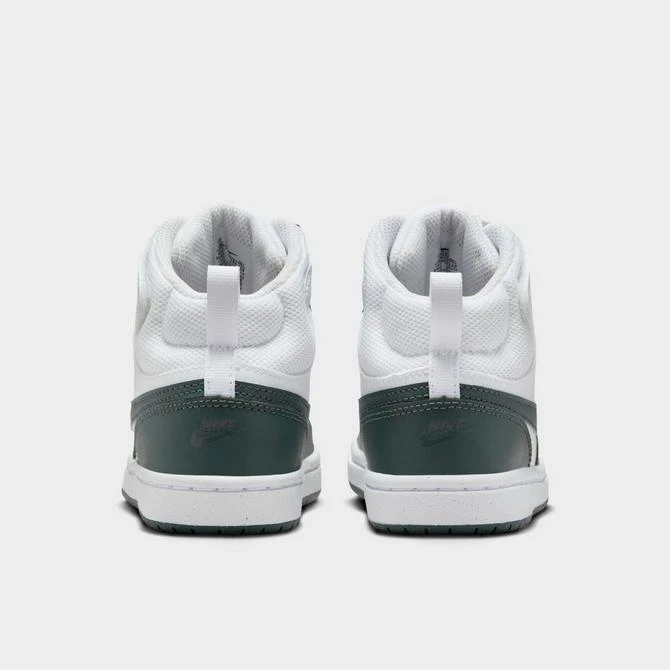 NIKE Little Kids' Nike Court Borough Mid 2 Casual Shoes 4