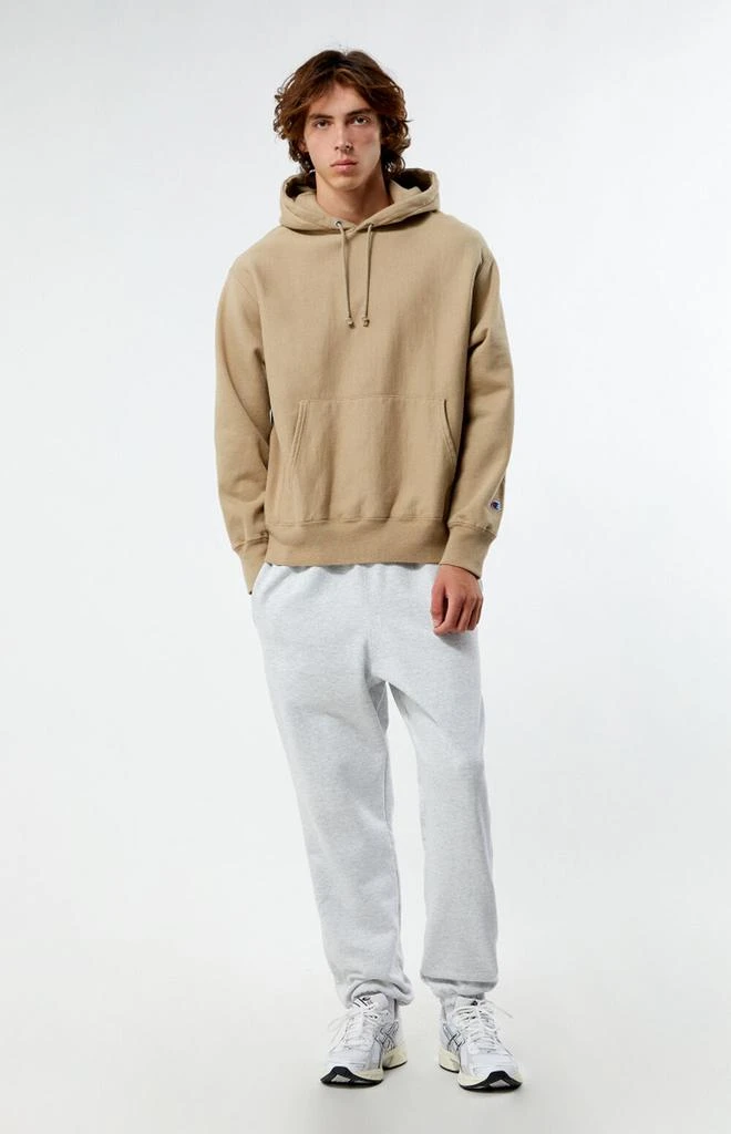CHAMPION Tan Reverse Weave Hoodie 4