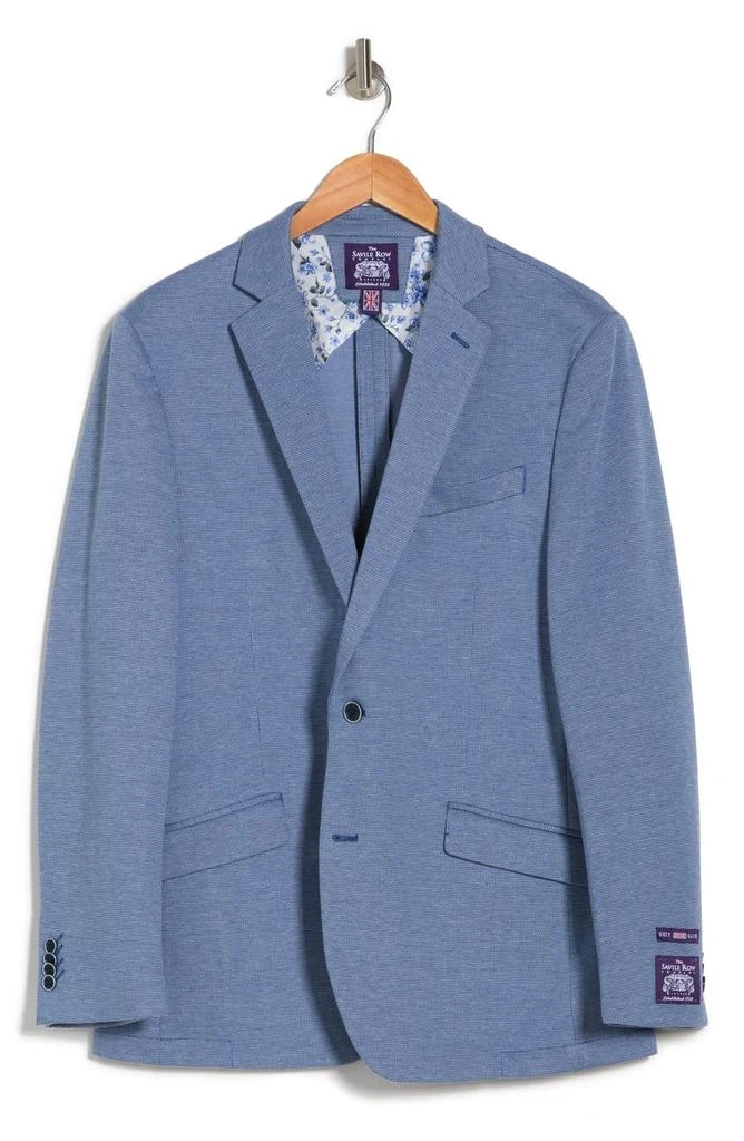 SAVILE ROW CO Textured Neat Knit Sport Coat 4