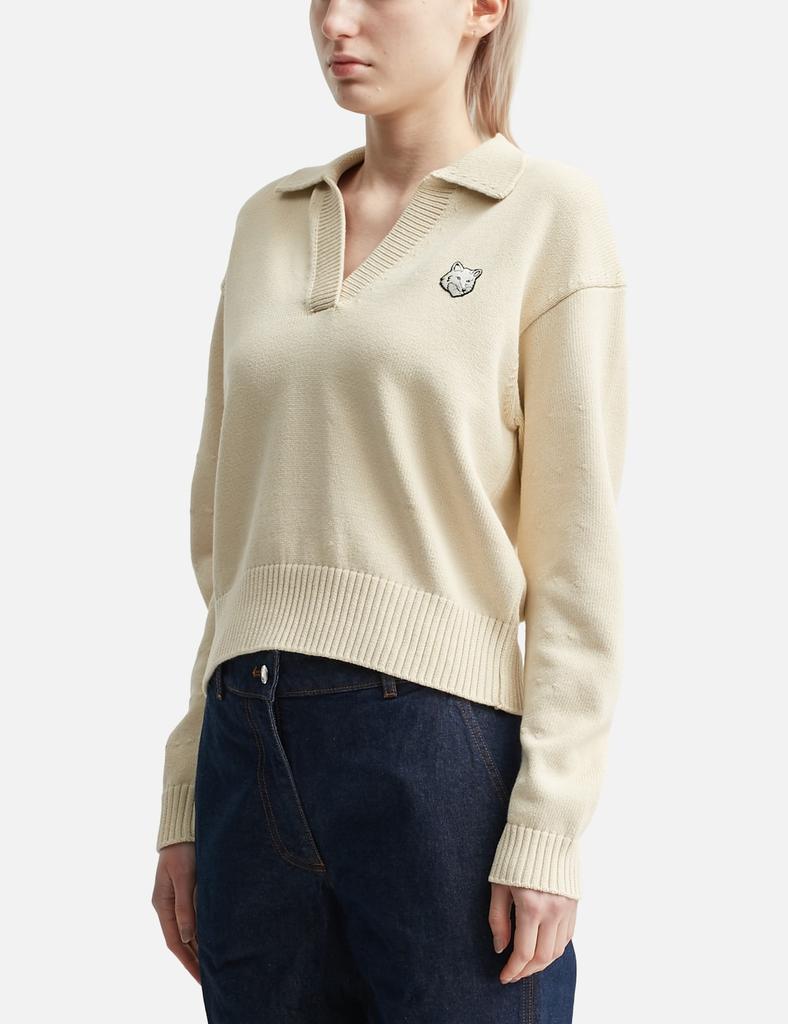 Maison Kitsune Bold Fox Head Patch Comfort Polo