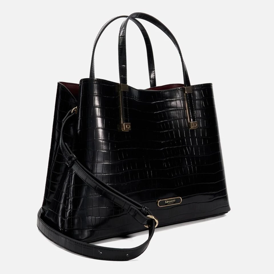 Dune Dune Dorry Croc-Effect Faux Leather Tote Bag 3