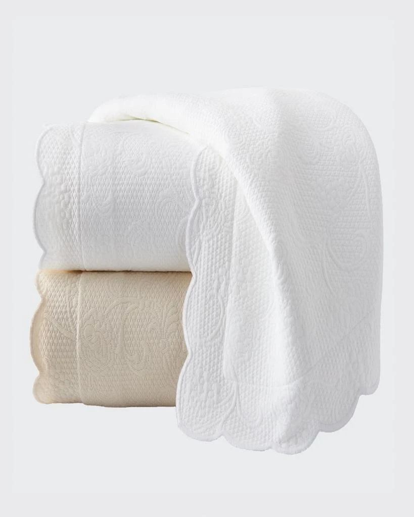 Sferra Floral Matelasse Coverlet 3