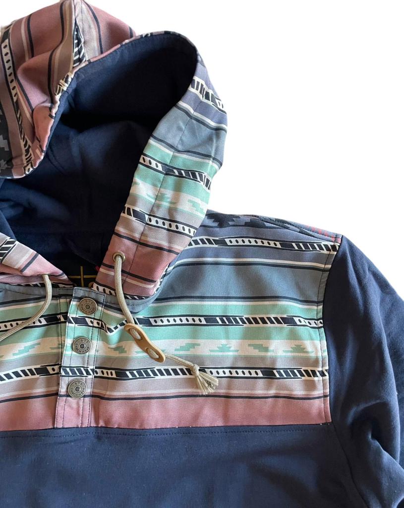 STS Ranchwear Men's Ryland Hoodie In Navy Serape