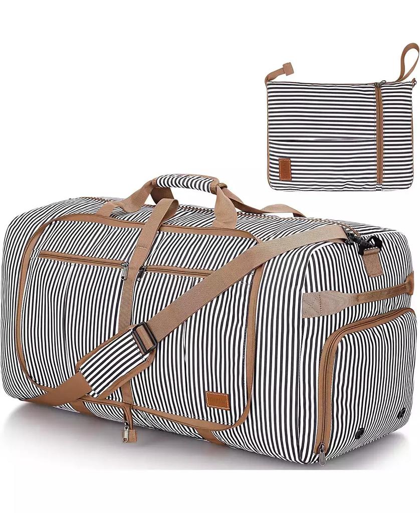 Urtala 120L Travel Duffle Bag for Men and Women, Large Foldable Duffel Bag for Travel with Shoe Compartment Overnight Weekender Bag Gym Bag Water & Tear Resistant