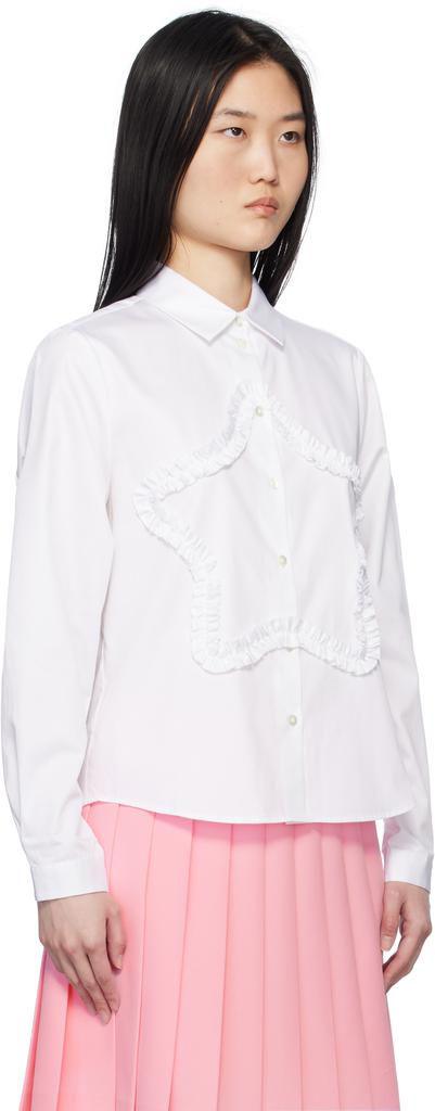 Sandy Liang White Sirius Shirt