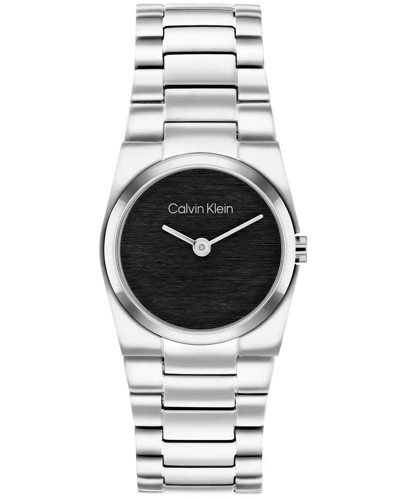 Calvin Klein Women's Silver Tone Stainless Steel Bracelet Watch, 26mm
